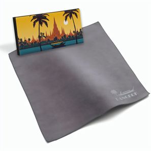 Microfaser-Prägetuch 30x30 cm in Faltschachtel - All-Inclusive-Paket