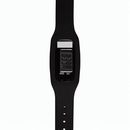 Produktabbildung Schrittzähler mit Silikon Armband Tahir Schrittzähler mit Silikon Armband Tahir (Bild 1)