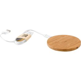 Wireless Ladepad aus Bambus Fernando