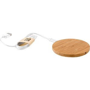 Wireless Ladepad aus Bambus Fernando