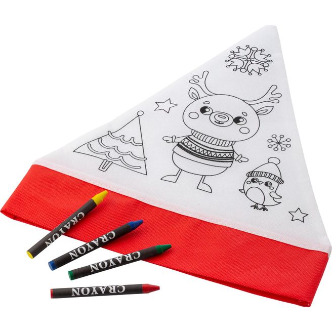 Weihnachtsmütze aus Non-Woven (80 gr/m²) Maryse