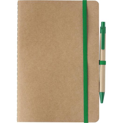 Produktabbildung Notizbuch aus recyceltem Karton (A5) Theodore Notizbuch aus recyceltem Karton (A5) Theodore (Bild 1)