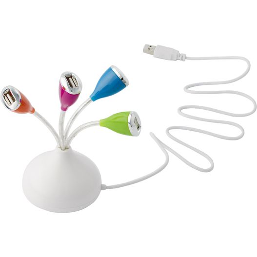 Produktabbildung USB-Hub aus ABS-Kunststoff Jake USB-Hub aus ABS-Kunststoff Jake (Bild 1)