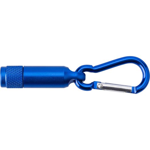 Mini-Taschenlampe aus Aluminium mit Karabiner Tracy (Bild 1)