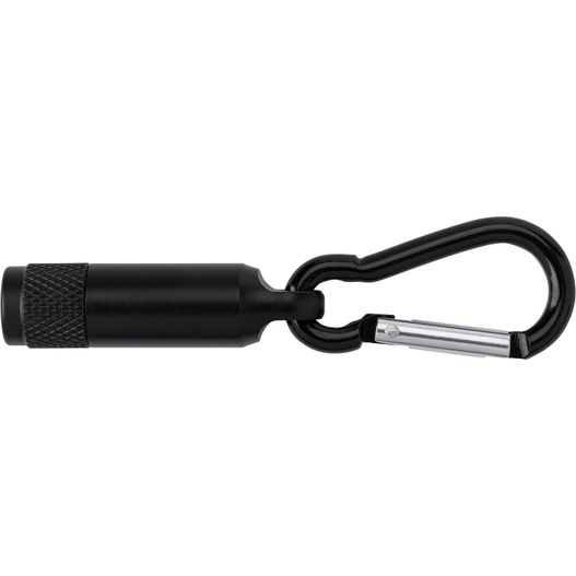 Mini-Taschenlampe aus Aluminium mit Karabiner Tracy (Bild 1)