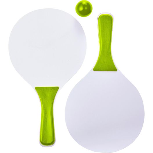 Produktabbildung Beachball Tennisspiel aus Holz Eliza Beachball Tennisspiel aus Holz Eliza (Bild 1)