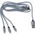 Produktabbildung 3-in-1 Ladekabel aus Nylon Felix 3-in-1 Ladekabel aus Nylon Felix (Bild 1)