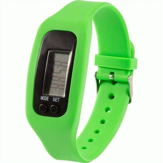 Produktabbildung Schrittzähler mit Silikon Armband Tahir Schrittzähler mit Silikon Armband Tahir (Bild 1)