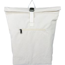 Produktabbildung Rolltop-Rucksack Thaddeus aus recyceltem Poly-Baumwollgewebe (330 g/m2) Rolltop-Rucksack Thaddeus aus recyceltem Poly-Baumwollgewebe (330 g/m2)