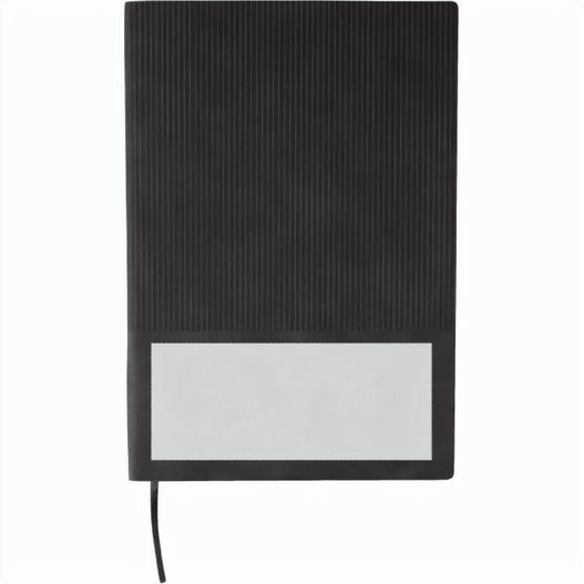 Recyceltes PU-Notizbuch (A5) Elian (Bild 1)
