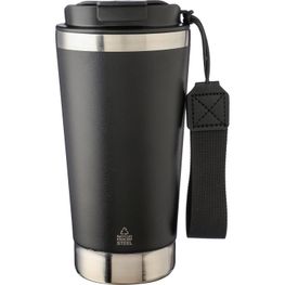 Produktabbildung Doppelwandiger Trinkbecher aus recyceltem Edelstahl 500 ml Kayla Doppelwandiger Trinkbecher aus recyceltem Edelstahl 500 ml Kayla