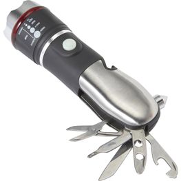Produktabbildung Multifunktionstaschenlampe aus ABS-Kunststoff/Edelstahl/Silikon Amayah Multifunktionstaschenlampe aus ABS-Kunststoff/Edelstahl/Silikon Amayah