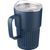 Recycelter Edelstahl-Reisebecher mit doppelter Wand (450 ml) Calo (Bild 1)