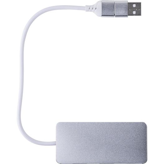 Produktabbildung Recycelte Aluminium USB Hub Layton Recycelte Aluminium USB Hub Layton (Bild 1)
