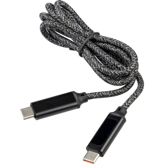 Ladekabel aus Nylongewebe 65W Claudia (Bild 1)