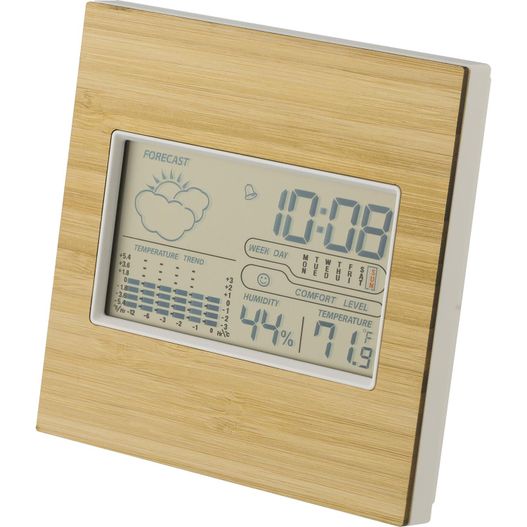 Produktabbildung Bambus Wetterstation Lia Bambus Wetterstation Lia (Bild 1)