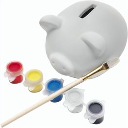 Produktabbildung Sparschwein aus Gips Monika Sparschwein aus Gips Monika