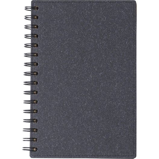 Hardcover-Notizbuch aus recyceltem Karton Caleb (Bild 1)