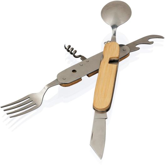 Produktabbildung Bambus-Multifunktionsbesteck-Set Ainsley Bambus-Multifunktionsbesteck-Set Ainsley (Bild 1)