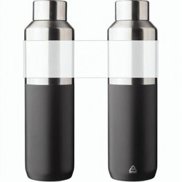 Recycelte doppelwandige Trinkflasche aus Edelstahl (600 ml) Esen