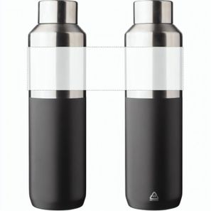 Recycelte doppelwandige Trinkflasche aus Edelstahl (600 ml) Esen