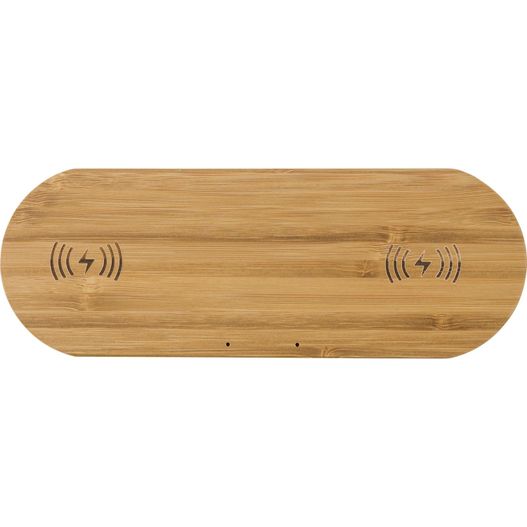 Produktabbildung Wireless Ladepad aus Bambus Tatum Wireless Ladepad aus Bambus Tatum (Bild 1)
