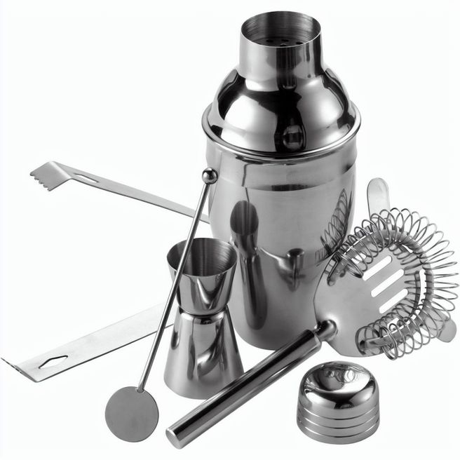 Cocktailshaker-Set aus Edelstahl Natalina