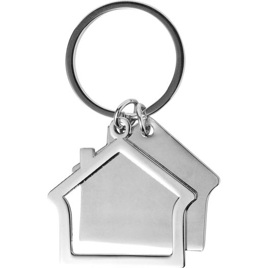 Produktabbildung Schlüsselanhänger aus Zink-Aluminium in Hausform Amaro Schlüsselanhänger aus Zink-Aluminium in Hausform Amaro (Bild 1)