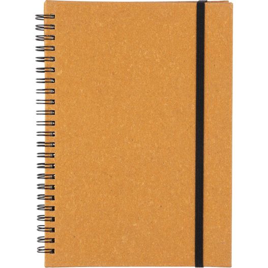 Notizbuch aus recyceltem Leder A5 Egon (Bild 1)