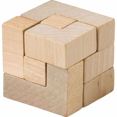 Produktabbildung Würfelpuzzle aus Holz Amber Würfelpuzzle aus Holz Amber