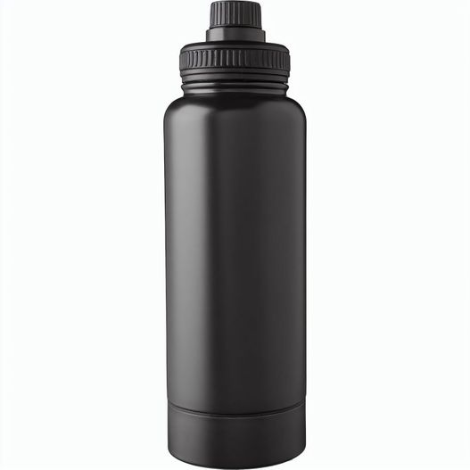 Doppelwandige Edelstahl-Trinkflasche 1000 ml Nathaniel (Bild 1)