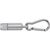 Mini-Taschenlampe aus Aluminium mit Karabiner Tracy (Bild 1)