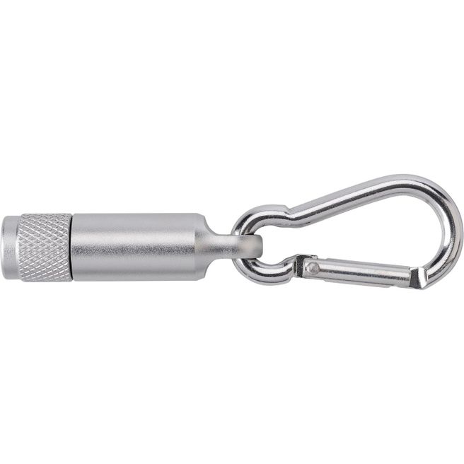Produktabbildung Mini-Taschenlampe aus Aluminium mit Karabiner Tracy Mini-Taschenlampe aus Aluminium mit Karabiner Tracy