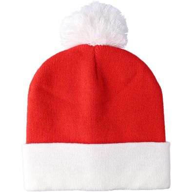 Acrylgestrickte Weihnachtsmütze Eleni