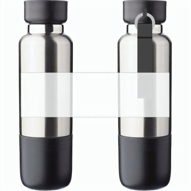 Doppelwandige Edelstahl-Trinkflasche (500 ml) Zev