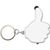 Schlüsselanhänger aus ABS-Kunststoff Melvin (Bild 1)