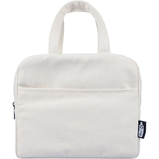 Produktabbildung Kühltasche aus recyceltem Poly-Baumwollgewebe (330 g/m2) Elowen Kühltasche aus recyceltem Poly-Baumwollgewebe (330 g/m2) Elowen (Bild 1)