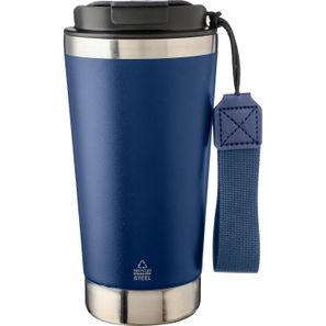 Doppelwandiger Trinkbecher aus recyceltem Edelstahl 500 ml Kayla