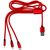 Produktabbildung 3-in-1 Ladekabel aus Nylon Felix 3-in-1 Ladekabel aus Nylon Felix (Bild 1)