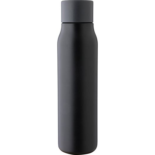 Doppelwandige Trinkflasche aus recyceltem Edelstahl (600 ml) Cassian (Bild 1)