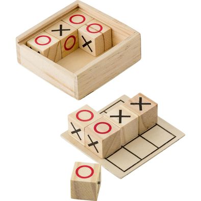 Hölzernes Tic Tac Toe-Spiel Alessio
