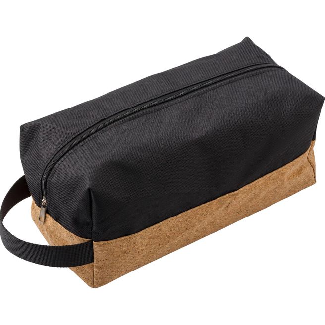 Kulturtasche aus Polyester und Kork Lynn