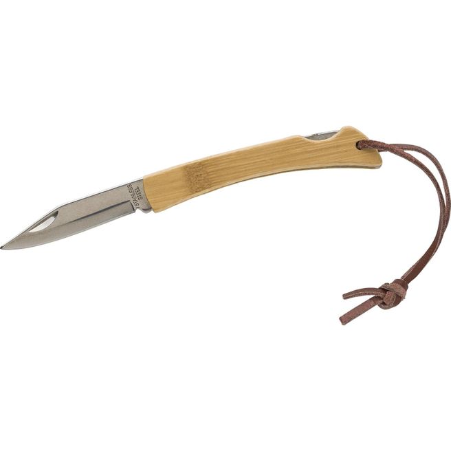 Klappbares Messer aus Edelstahl und Bambus Beckett