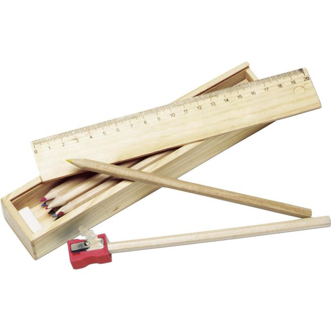 Buntstifte 12er Setin Holzbox Carmelita