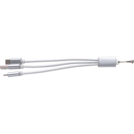 Produktabbildung USB-Aufladekabel aus Aluminium Alvin USB-Aufladekabel aus Aluminium Alvin (Bild 1)