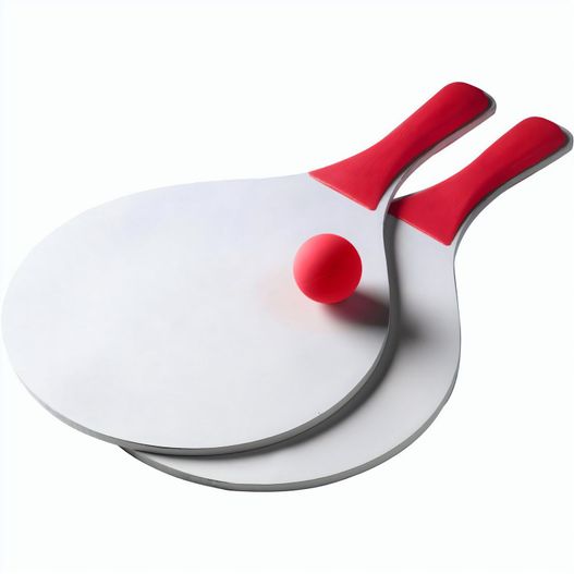 Produktabbildung Beach-Ball-Tennisspiel aus Holz Fabien Beach-Ball-Tennisspiel aus Holz Fabien (Bild 1)