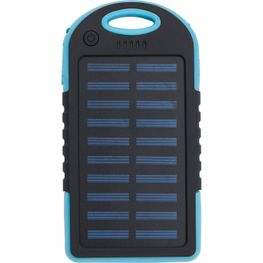 Produktabbildung Gummierte ABS Solar-Powerbank Arin Gummierte ABS Solar-Powerbank Arin