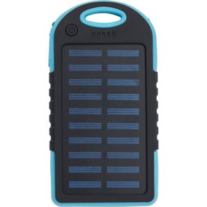 Gummierte ABS Solar-Powerbank Arin