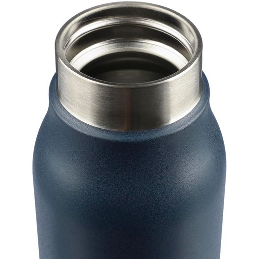 Doppelwandige Trinkflasche aus recyceltem Edelstahl (600 ml) Cassian (Bild 1)