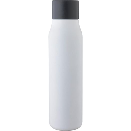 Doppelwandige Trinkflasche aus recyceltem Edelstahl (600 ml) Cassian (Bild 1)